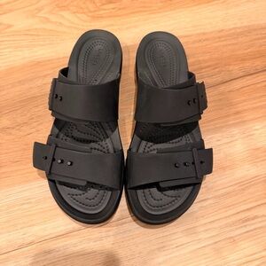 CROCS LiteRide Sandals black 8